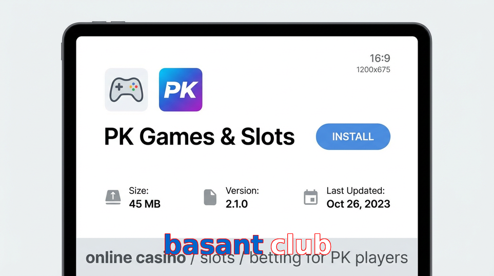 Game list for Basant Club gameapk section