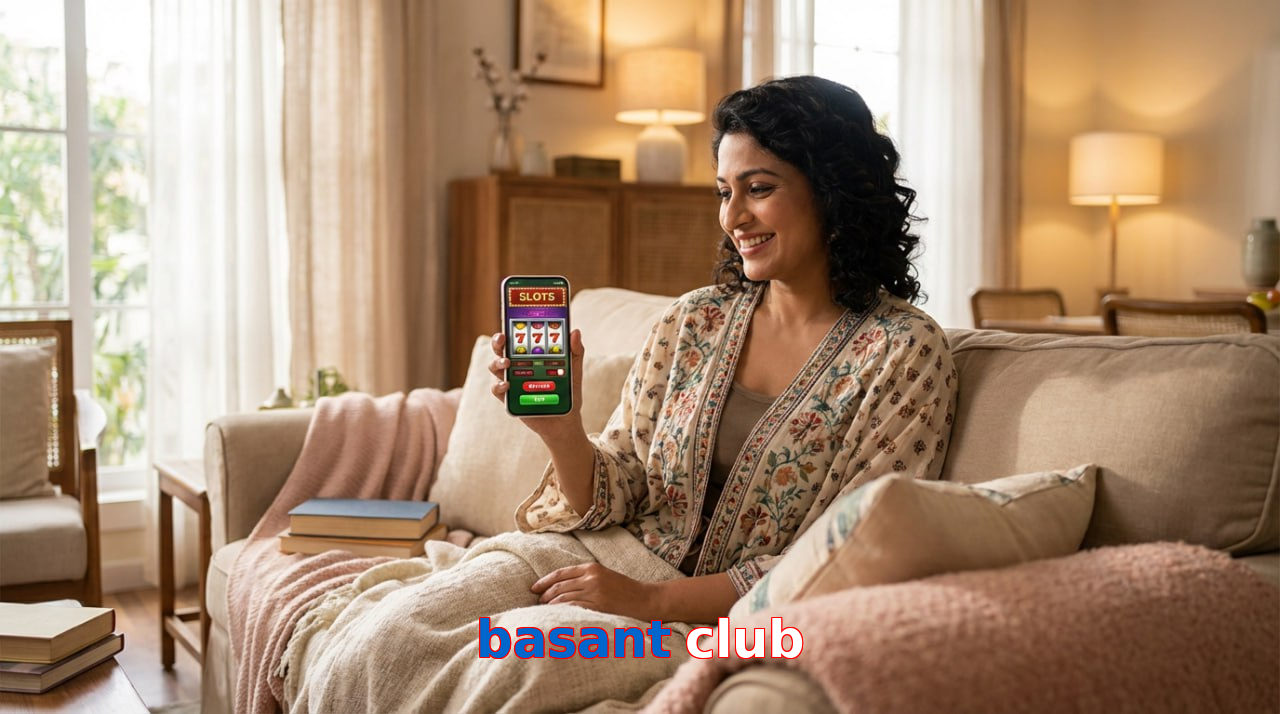 Main screen of Basant Club online page for PK players